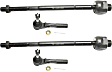 Front, Driver and Passenger Side, Inner and Outer Tie Rod Ends