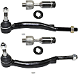 Front, Driver and Passenger Side, Inner and Outer Tie Rod Ends