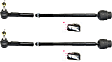 Front, Driver and Passenger Side, Inner and Outer Tie Rod Ends