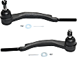 Front, Driver and Passenger Side, Outer Tie Rod Ends