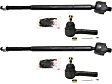 Front, Driver and Passenger Side, Inner and Outer Tie Rod Ends