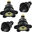 Front, Driver and Passenger Side, Upper and Lower Ball Joints