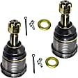Front, Driver and Passenger Side, Upper Ball Joints, (Front or Rear, Upper, 1992-1996 Dodge Viper)