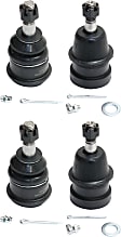Front, Driver and Passenger Side, Upper and Lower Ball Joints