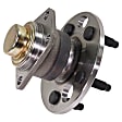 1986-1987 Buick Somerset - 4-Wheel Set Front and Rear, Driver and Passenger Side Wheel Hubs, With Bearing