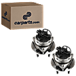 2012 Chevrolet Malibu LT - Front, Driver and Passenger Side Wheel Hub, 4-Wheel ABS, 5 Lugs, With Bearing, With Sensor