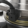Front, Driver and Passenger Side Wheel Hub, 6 Lugs, With Bearing, With Sensor