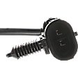 Front, Driver and Passenger Side Wheel Hub, 6 Lugs, With Bearing, With Sensor