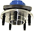 2008 Chevrolet Impala - Front, Driver and Passenger Side Wheel Hub, Fits Models Without ABS, 5 Lugs, With Bearing