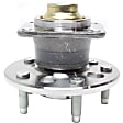 4-Wheel Set Front and Rear, Driver and Passenger Side Wheel Hubs, 5 Lugs, with Bearing