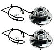 2-Wheel Set Front, Driver and Passenger Side Wheel Hubs, with Bearing, AWD/FWD