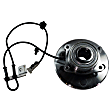 2-Wheel Set Front, Driver and Passenger Side Wheel Hubs, with Bearing, AWD/FWD