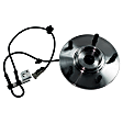 2-Wheel Set Front, Driver and Passenger Side Wheel Hubs, with Bearing, AWD/FWD