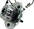 Front and Rear, Driver and Passenger Side Wheel Hub, 5 Lugs, With Bearing, With Sensor
