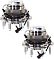2014 Chevrolet Express 3500 - Front Wheel Hub, To 9600 (lb) GVW, with 8 Stud Hub, 8 Lugs, With Bearing, With Sensor