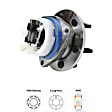 2007 Chevrolet Uplander Base - Front Wheel Hub, FWD, 6 Lugs, With Bearing, With Sensor