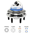 2007 Chevrolet Uplander LS - Front and Rear Wheel Hub, FWD, 6 Lugs, With Bearing, With Sensor