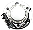 2007 Chevrolet Tahoe LTZ - Front, Driver and Passenger Side Wheel Hub, RWD, 6 Lugs, With Bearing, With Sensor