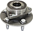 Front or Rear, Driver and Passenger Side Wheel Hub, 5 Lugs, With Bearing