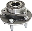 4-Wheel Set Front and Rear, Driver and Passenger Side Wheel Hub, 5 Lugs, With Bearing