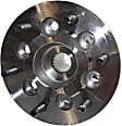 Front, Driver and Passenger Side Wheel Hub, 6 Lugs, With Bearing, Without Sensor, 4WD