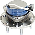 Front and Rear, Driver and Passenger Side Wheel Hub, 6 Lugs, With Bearing, With Sensor