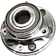 Front or Rear, Driver and Passenger Side Wheel Hub, 6 Lugs, With Bearing