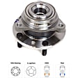 Wheel Hub, 5 Lugs, With Bearing