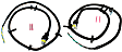 ABS Cable Harness, Front, Driver and Passenger Side, ABS Wheel Speed Sensor