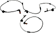 Rear, Driver and Passenger Side ABS Speed Sensors