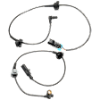 Front and Rear, Driver and Passenger Side ABS Speed Sensor Set of 2