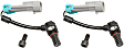 Front, Driver and Passenger Side ABS Speed Sensors