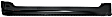 2002 GMC Sierra 2500 - Passenger Side Rocker Panel, 4-Door, Extended Cab Pickup