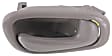 Front and Rear, Driver and Passenger Side Interior Door Handles, Gray, Without Door Lock Hole, For Models With Manual Door Locks