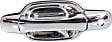 Front, Driver and Passenger Side Chrome Exterior Door Handle, With Key Hole