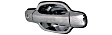 Front, Driver and Passenger Side Chrome Exterior Door Handle, With Key Hole