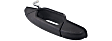 Front, Driver and Passenger Side Textured Black Exterior Door Handle, With Key Hole