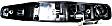 2007-2014 GMC Sierra 2500 HD - Front and Rear, Driver and Passenger Side Exterior Door Handles, Textured Black, Front Driver Side - With Key Hole; Front Passenger Side and Rear Driver and Passenger Side - Without Key Hole
