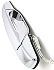 Front, Driver and Passenger Side Chrome Exterior Door Handle, Front Driver Side - With Key Hole; Rear Driver Side - Without Key Hole