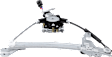 Front And Rear, Driver Side Power Window Regulator, With Motor