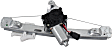 Front And Rear, Driver Side Power Window Regulator, With Motor