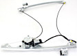 Front, Driver and Passenger Side Power Window Regulator, With Motor