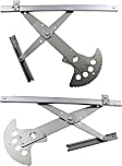 Front, Driver and Passenger Side Power Window Regulator, Without Motor