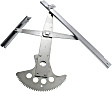 Front, Driver and Passenger Side Power Window Regulator, Without Motor