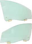 2008-2012 Chevrolet Malibu - Front, Driver and Passenger Side Door Glasses, Green Tint, 4-Door, Sedan, Replaces NAGS No. DD11236 GTYN, DD11237 GTYN