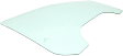 Front, Driver and Passenger Side Door Glasses, Green Tint, Replaces NAGS No. DD09479 GTNN, DD09480 GTNN