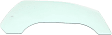 Front, Driver and Passenger Side Door Glasses, Green Tint, Replaces NAGS No. DD09479 GTNN, DD09480 GTNN