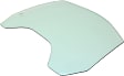 Front, Driver and Passenger Side Door Glasses, Green Tint, Replaces NAGS No. DD12192 GTNN, DD12193 GTNN