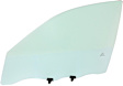 Front, Driver and Passenger Side Door Glasses, Green Tint, No Tint, Replaces NAGS No. DD09620 GTYN, DD09621 GTYN