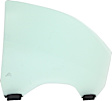 Front, Driver and Passenger Side Door Glasses, Green Tint, Laminated, Replaces NAGS No. DD12375 GTYN, DD12376 GTYN